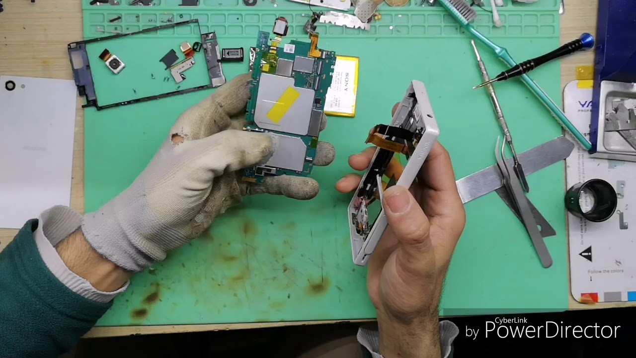 Sony Z5 compact teardown تفكيك جهاز سوني