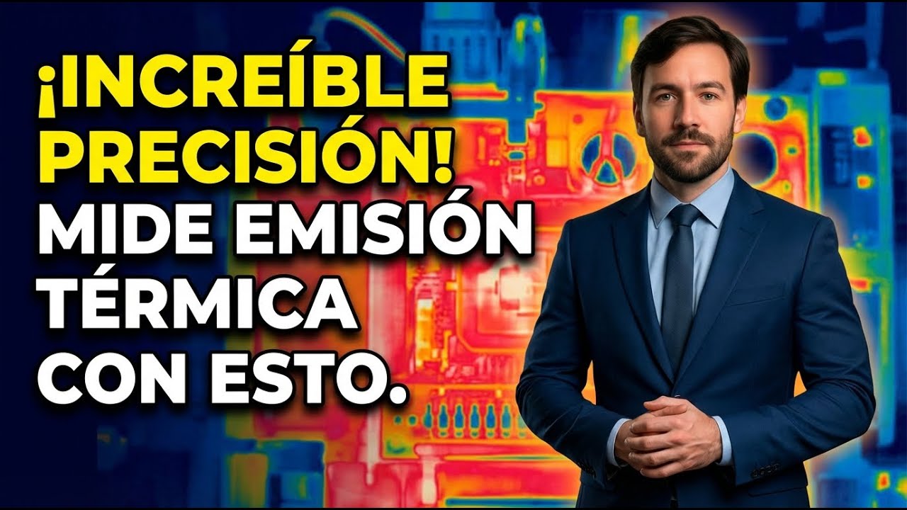 Midiendo la EMISIÓN TÉRMICA INFRARROJA con una precisión increíble