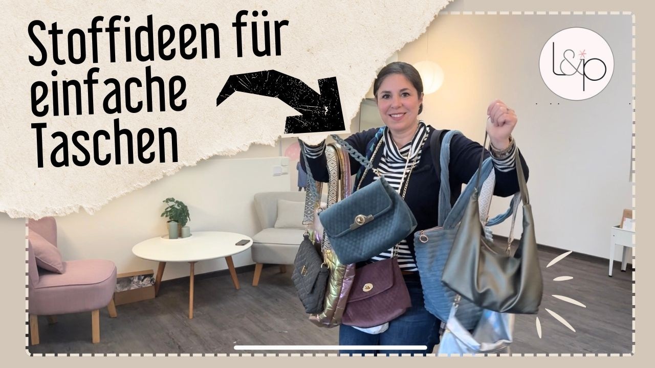 Stoffideen für einfache Taschen - Aus dem Atelier von lillesol & pelle