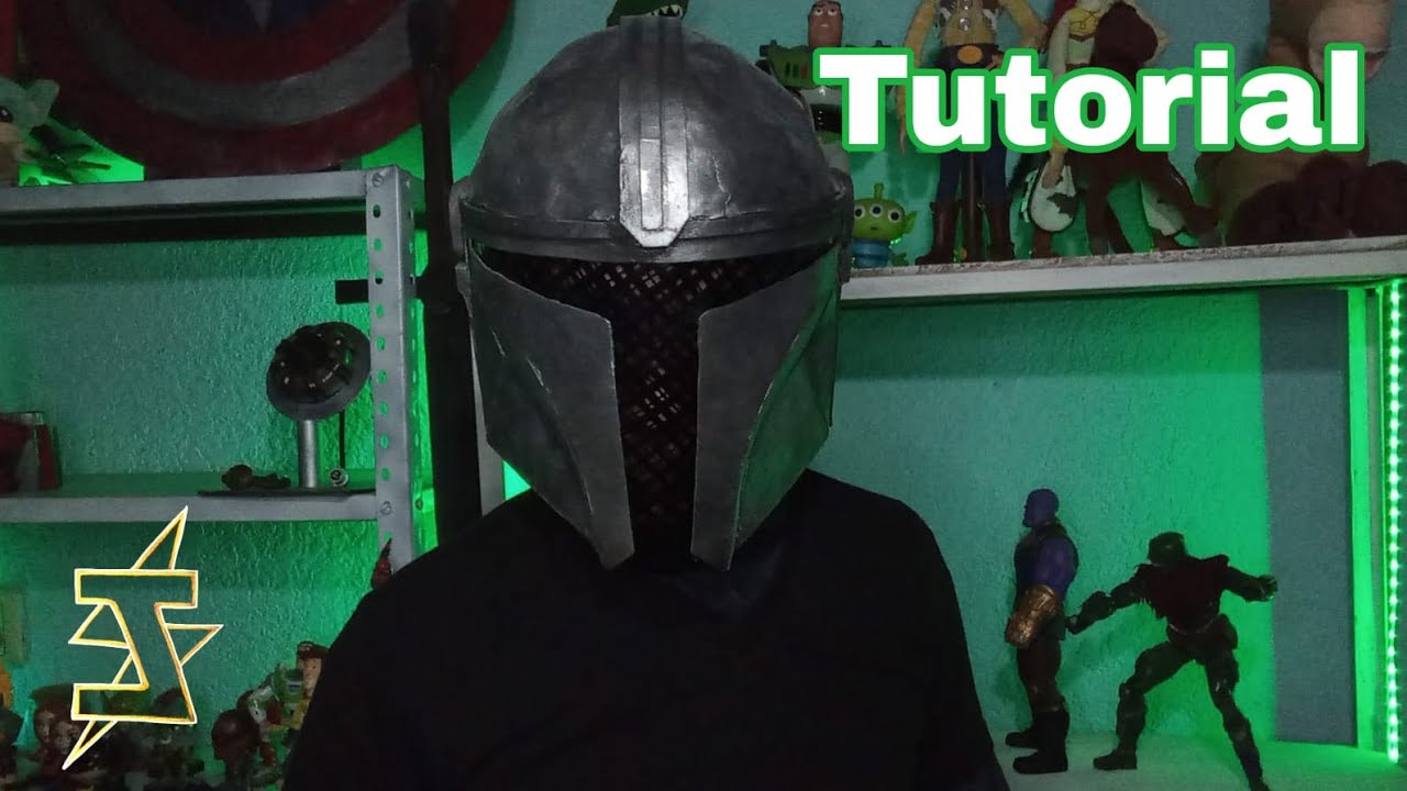 Como hacer el casco del Mandalorian |the mandalorian |starwars |Disney +