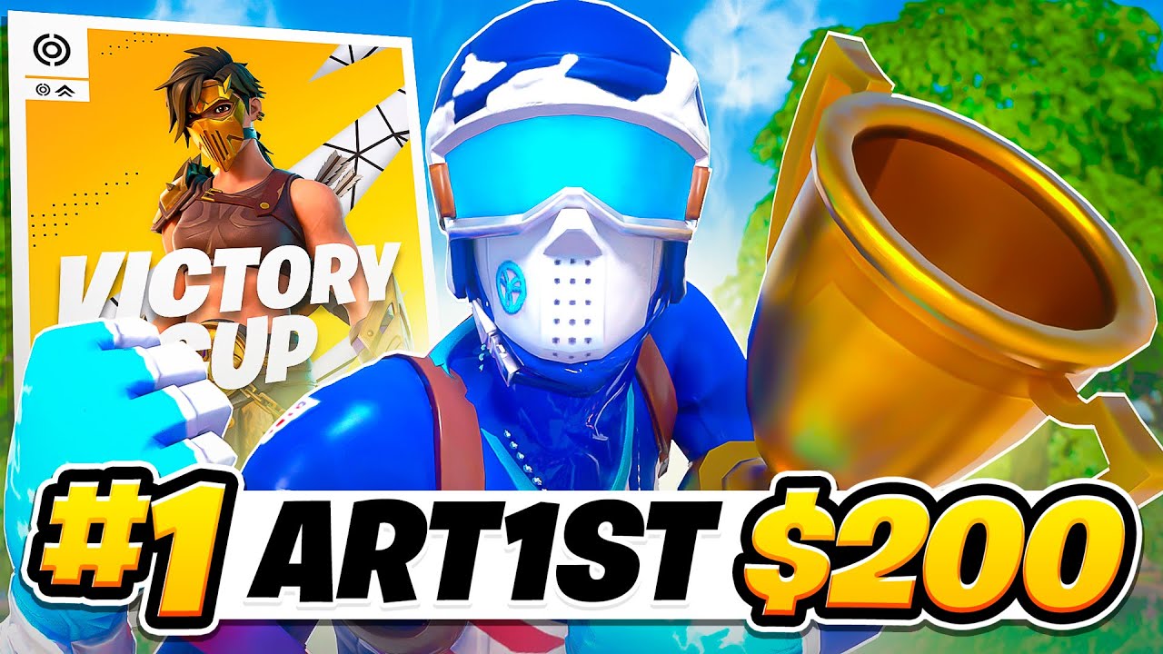 1ST PLACE IN THE SOLO CASH CUP FINALS 🏆 | Art1st