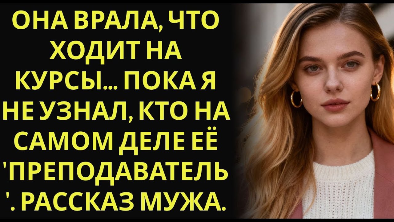 Она врала, что ходит на курсы… Пока я не узнал, кто на самом деле её 'преподаватель'  Рассказ му