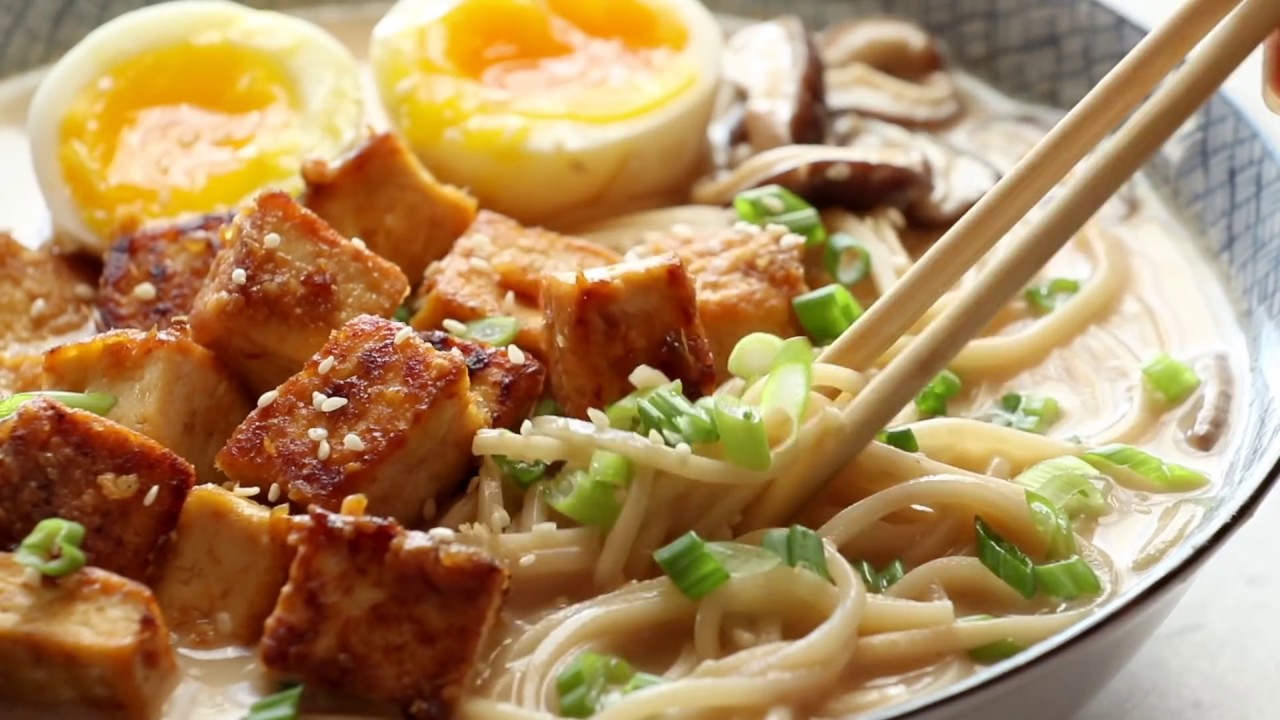 Homemade Spicy Ramen With Tofu