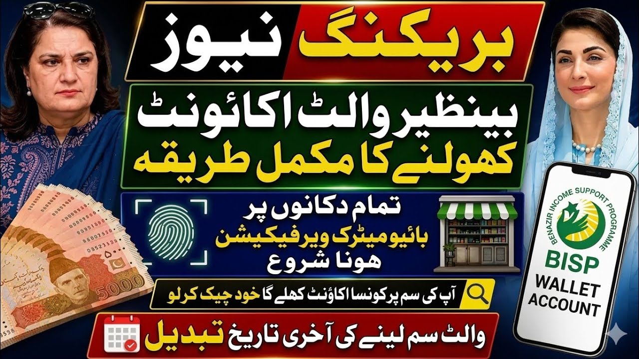 Banazir income support program 8171 new payment 18000  start Ehsasa program Banazir Kafaalat 