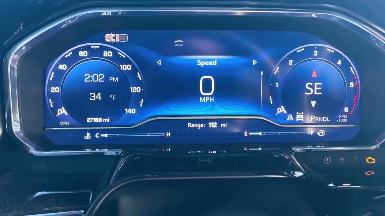 Chevy Silverado 2023 6.6L Oil Life Reset Procedure (Step-by-step) (Guide) (Tutorial)