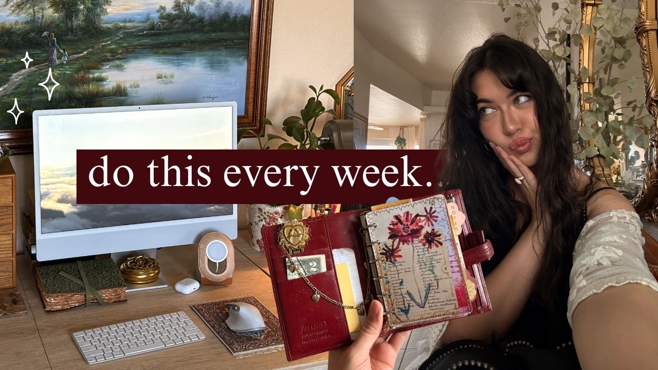my weekly life admin routine & tools ✨ 30 minutes for a better week!!
