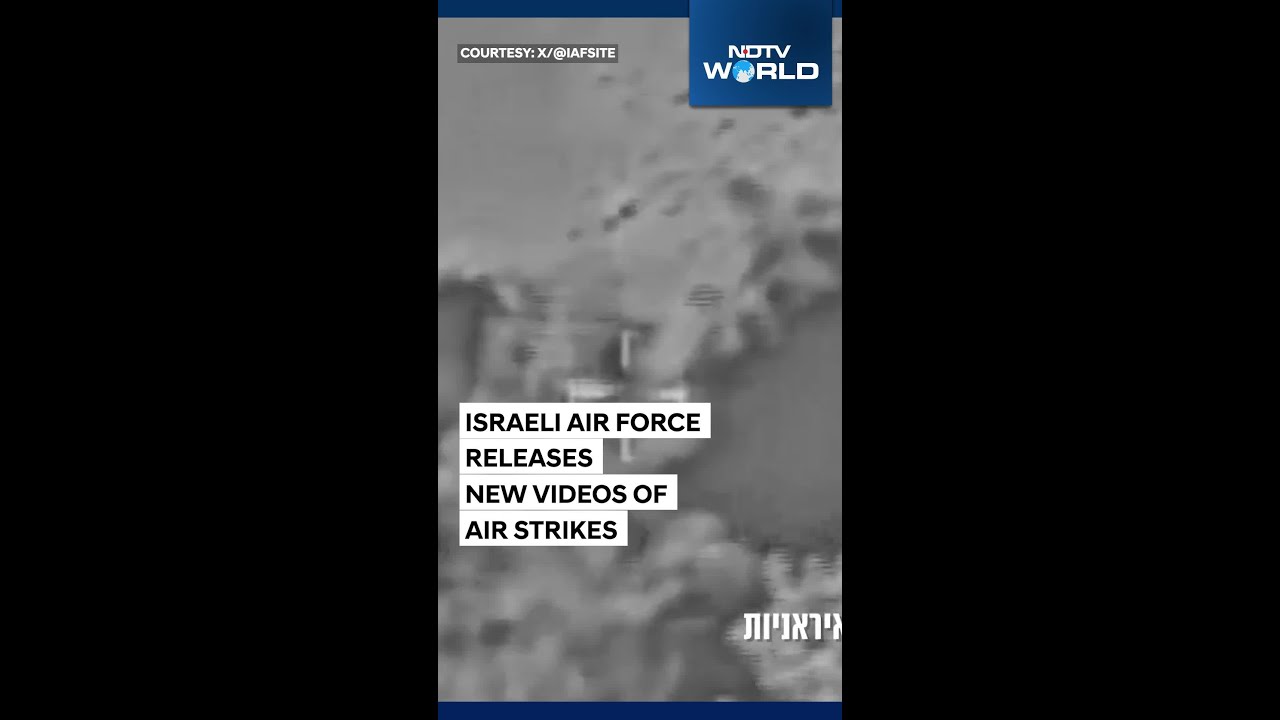 Israel Shares New Videos Of Strikes On Iran: 