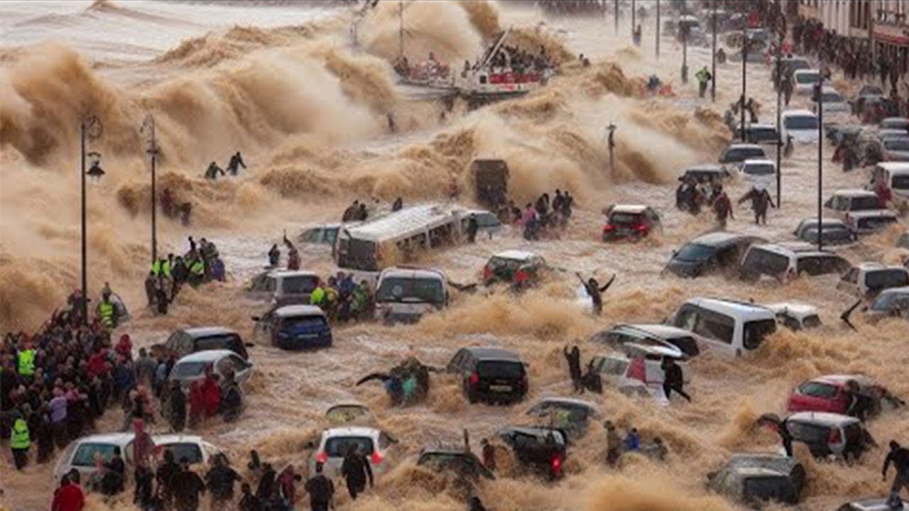 SHOCKING Footage of Germany Flooding You WON'T Believe What Happened!