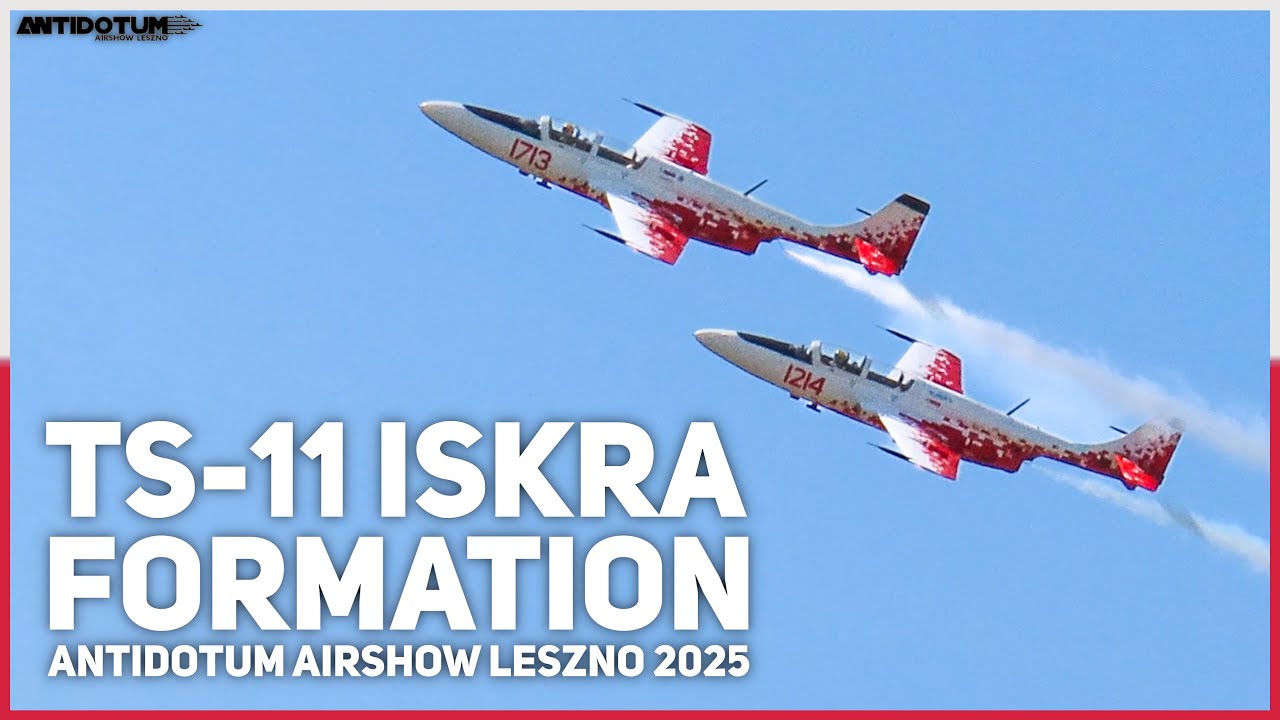TS-11 ISKRA FORMATION | ANTIDOTUM AIRSHOW LESZNO 2025