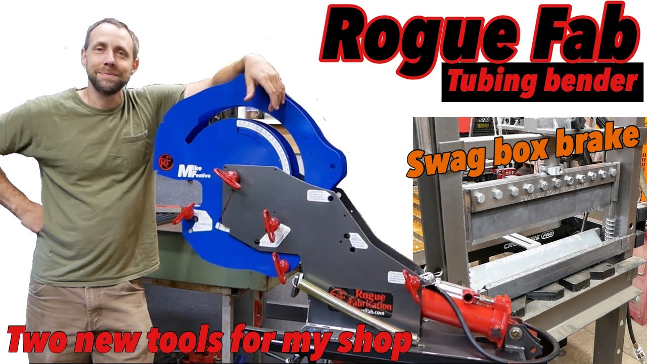 Rogue Fab M600 tubing bender and Swag off-road finger brake