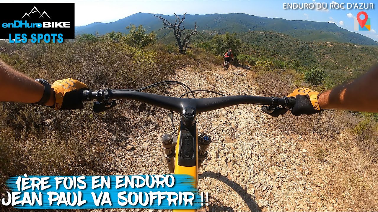 Quelle souffrance les traces de l'enduro du Roc d'Azur par 38°C 🥵 surtout pour Jean-Paul...