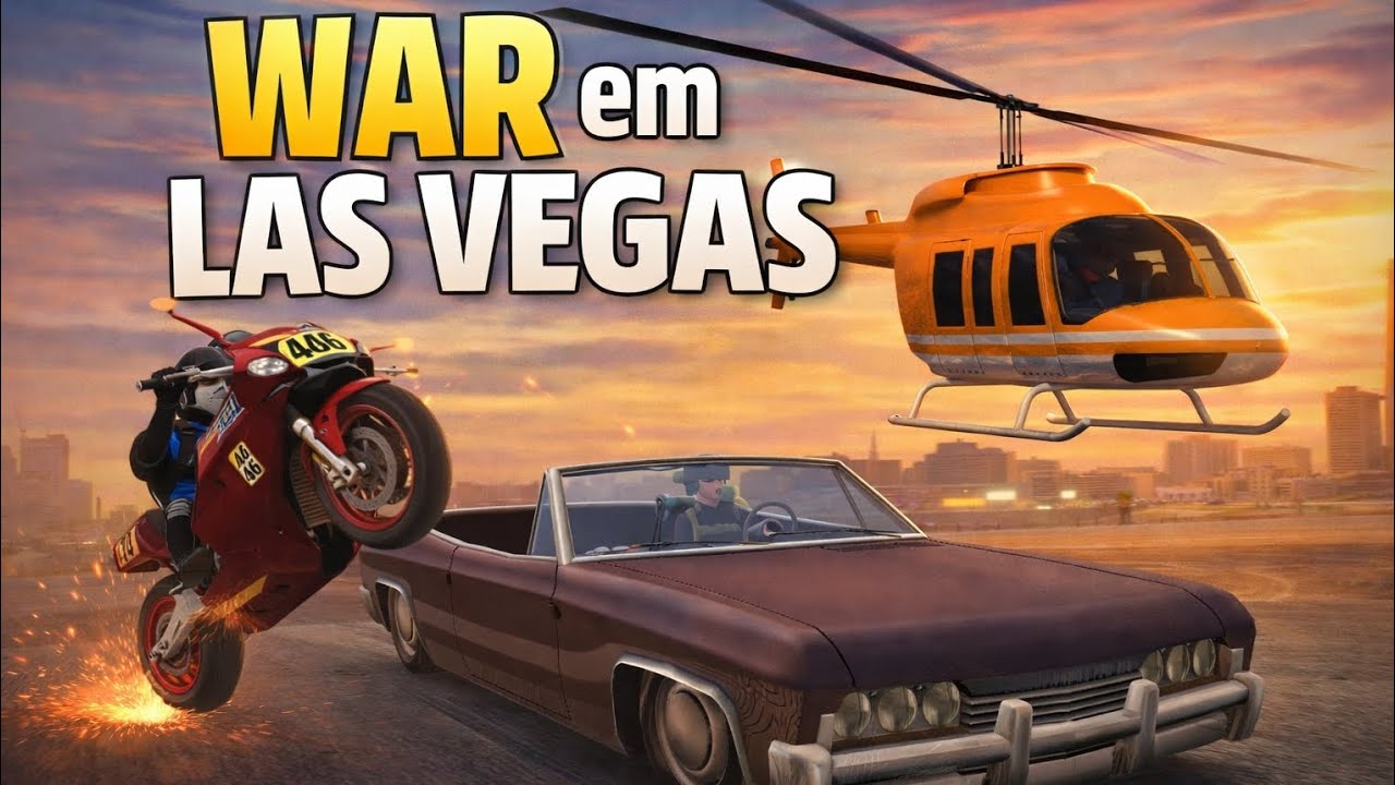 Andando por aí em WAR em Las Vegas #gtasamp