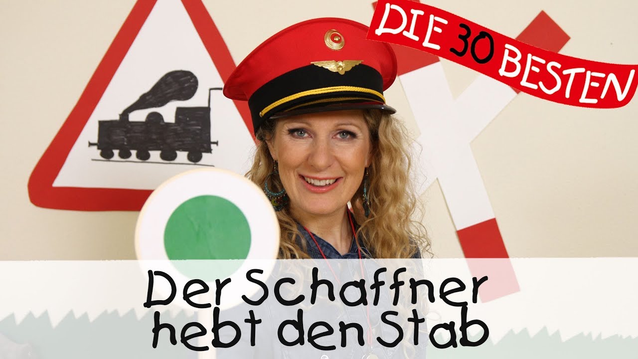 👩🏼 Der Schaffner hebt den Stab - Singen, Tanzen und Bewegen || Kinderlieder