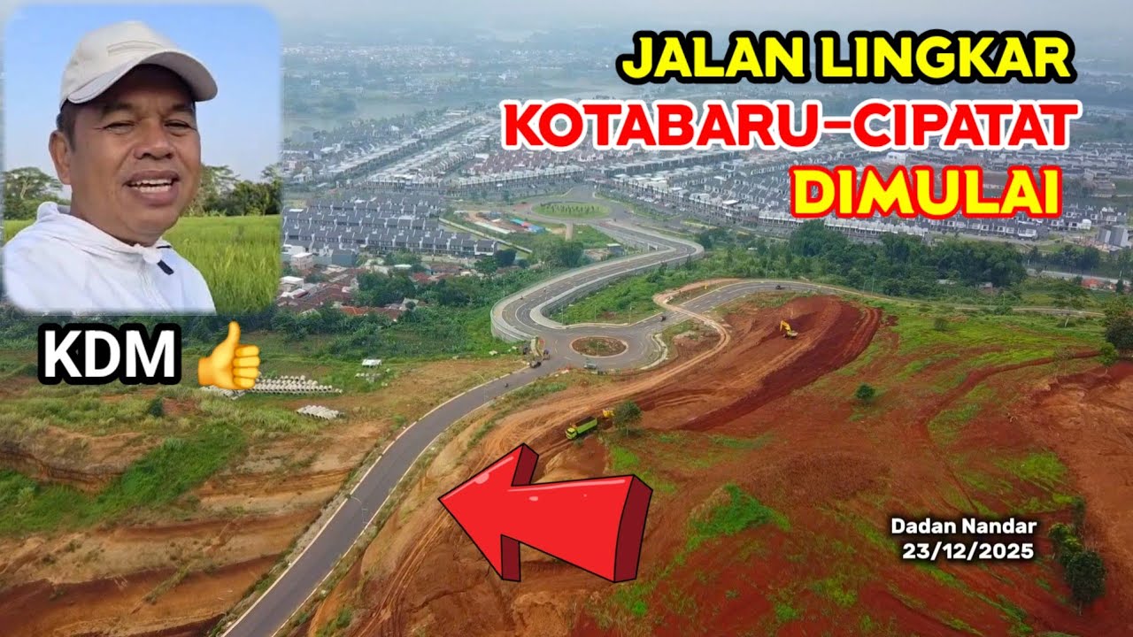 Kang Dedi Mulyadi dan Kotabaru Parahyangan mulai membangun Jalan Lingkar Kotabaru ke Cipatat