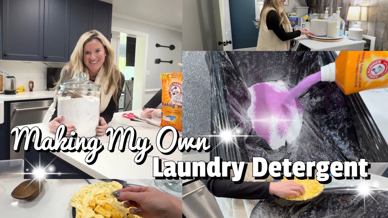 Homemade Laundry Detergent From Scratch | Laundry Room Reset