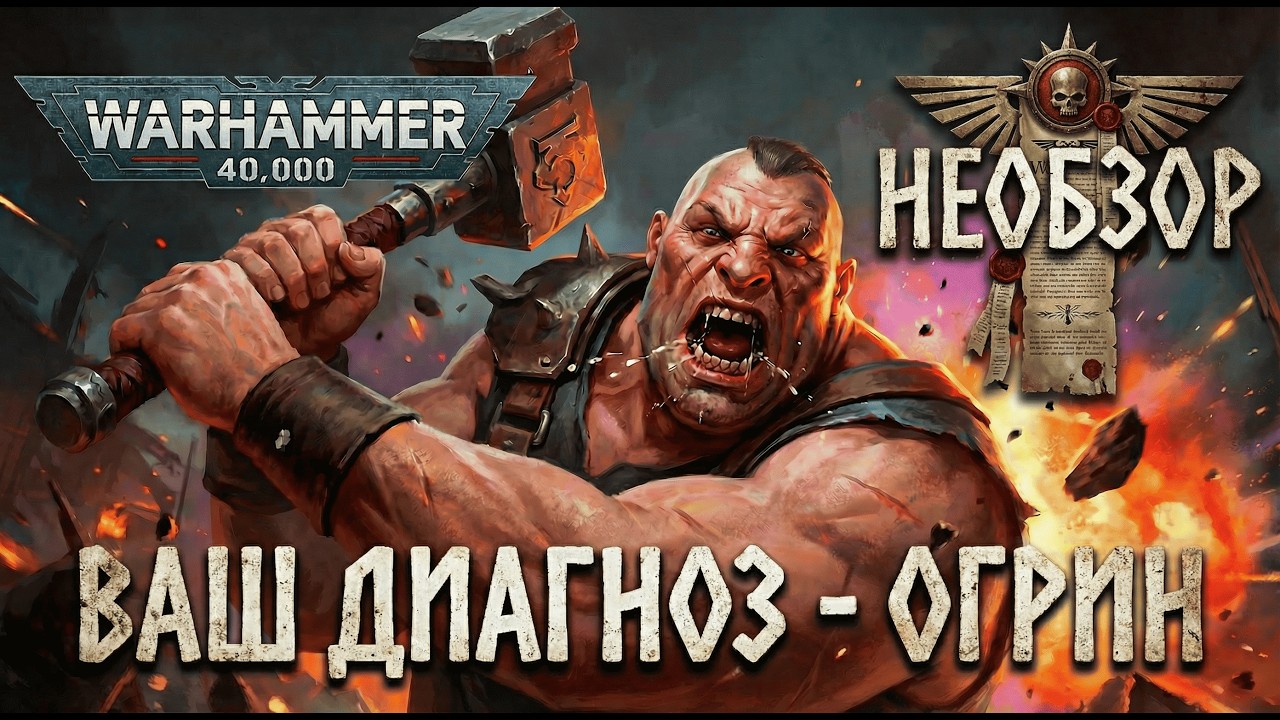 Необзор | Warhammer 40 000 Darktide  от лица большого Огрина