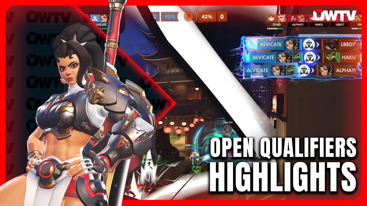 Best plays from OWCS Open Qualifiers | Feat. AlphaYi, Ade, Alvicates, SirMajed and more