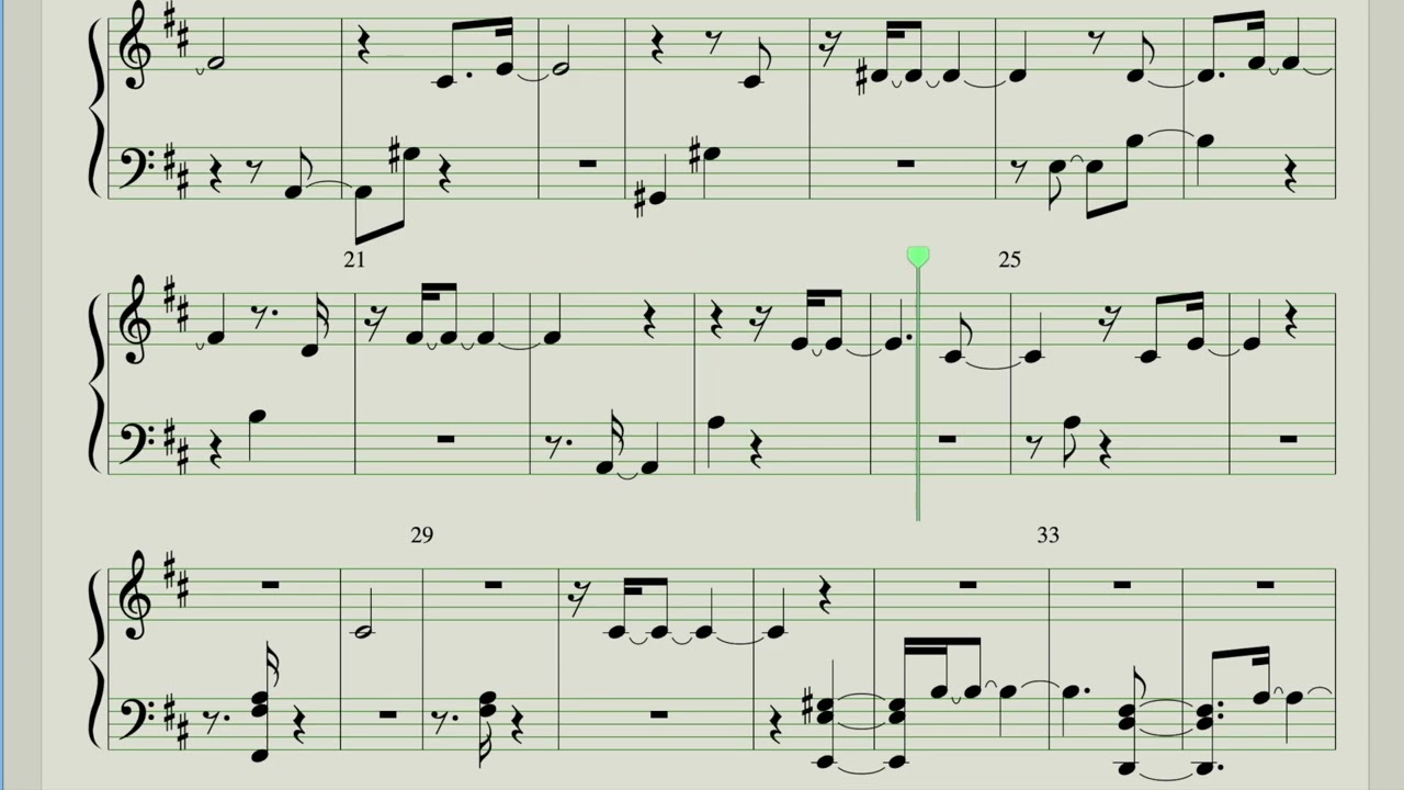Broken chords 3 - Fragile (with score)