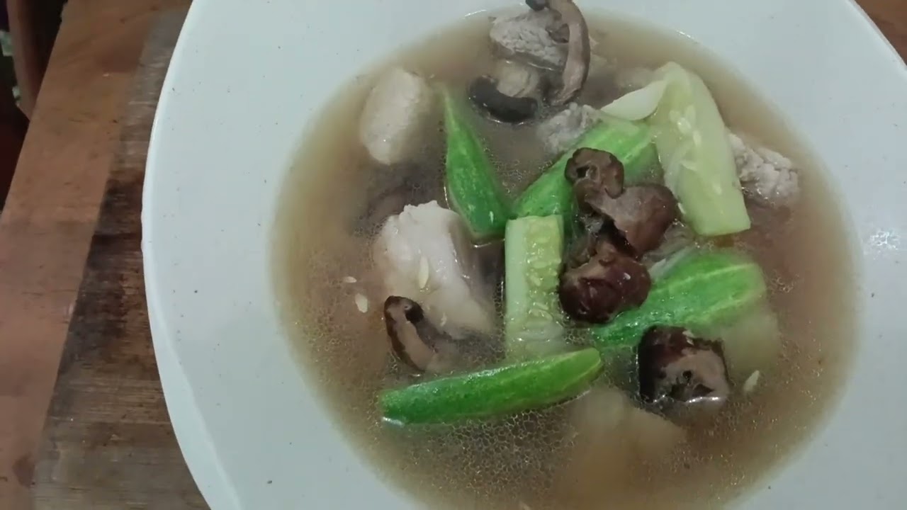 Sup Pork Timun Muda + Kulat 