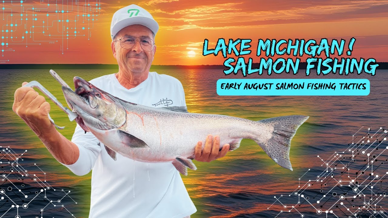 Lake Michigan Salmon Fishing: BIG HITS and BIG FISH