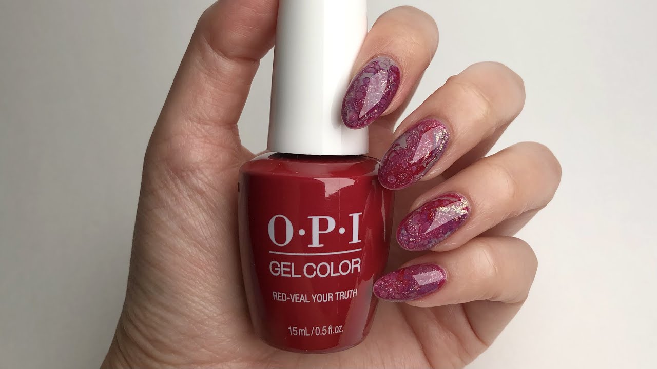 Fluid Nail Art Tutorial with Gel Polish