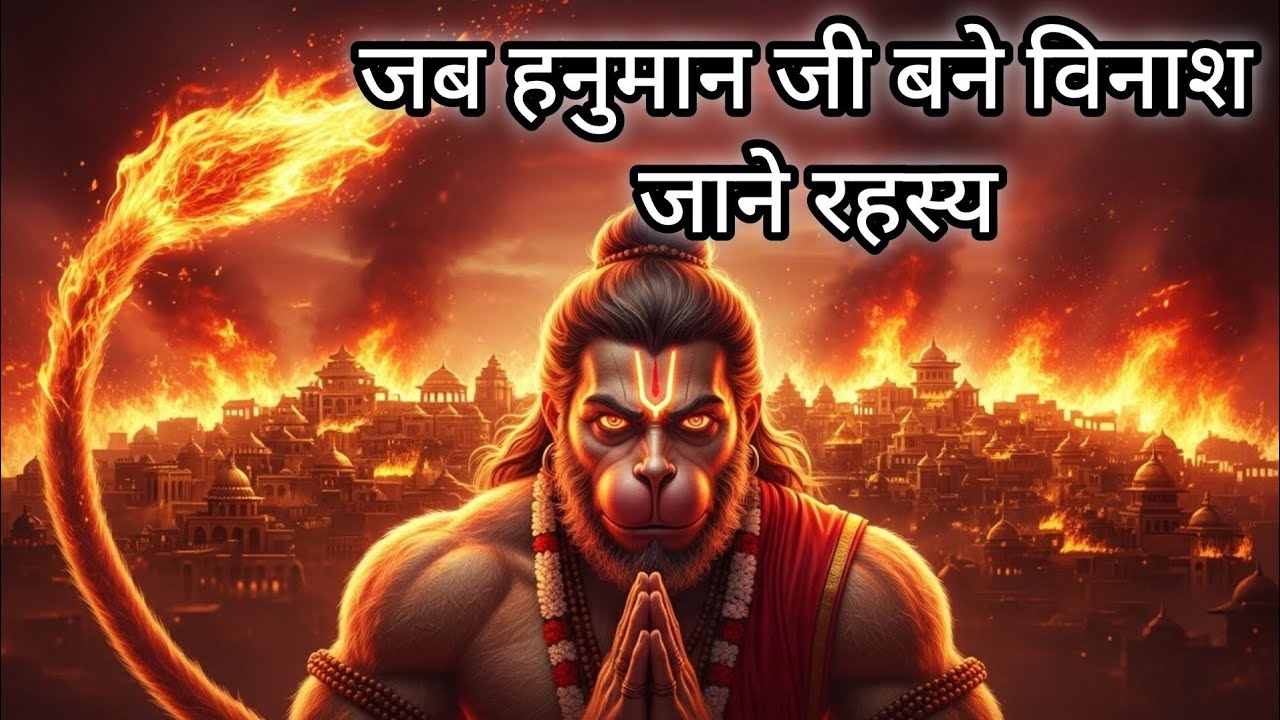 लंका जल उठी 🔥जब हनुमान बने विनाश | Lanka Dahan Full Story#youtubeshorts#facts #shorts#sanatandharma 