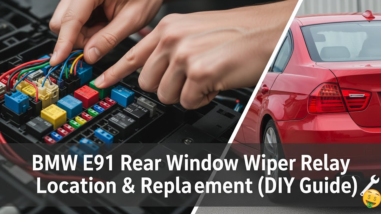 BMW E91 Rear Window Wiper Relay Location & Replacement (DIY Guide)