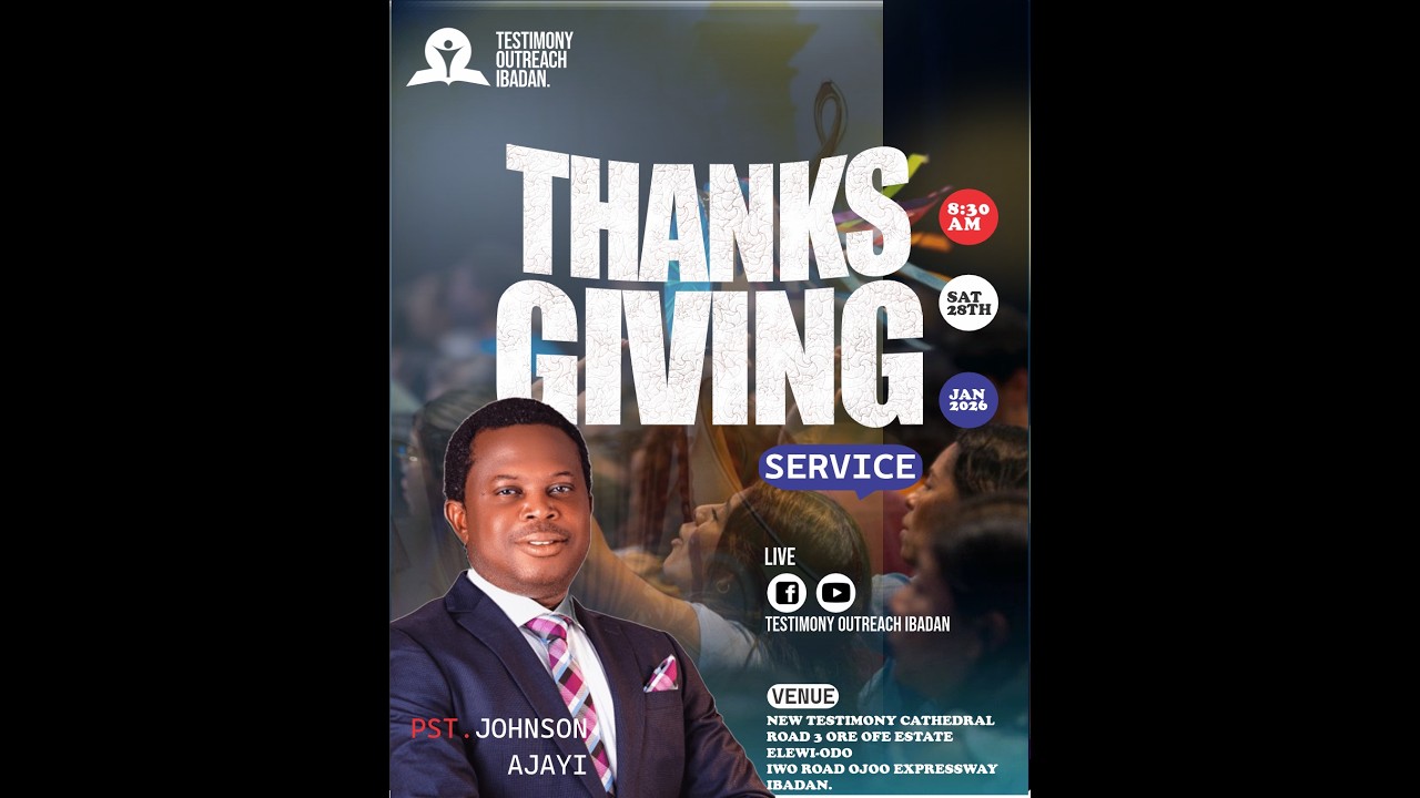 THANKSGIVING SERVICE || SABBATH SERVICE