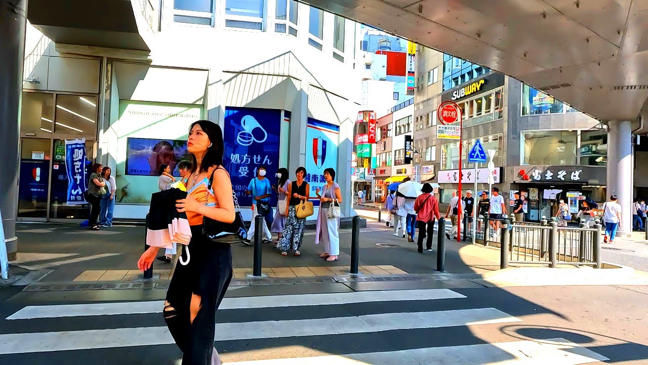 【4K60】藤沢駅周辺を散策！神奈川県藤沢市(Japan Walking around Fujisawa Kanagawa)