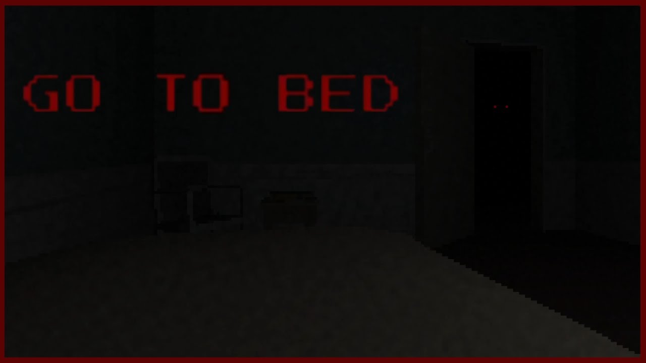 Go To Bed - Indie Horror Game - No Commentary