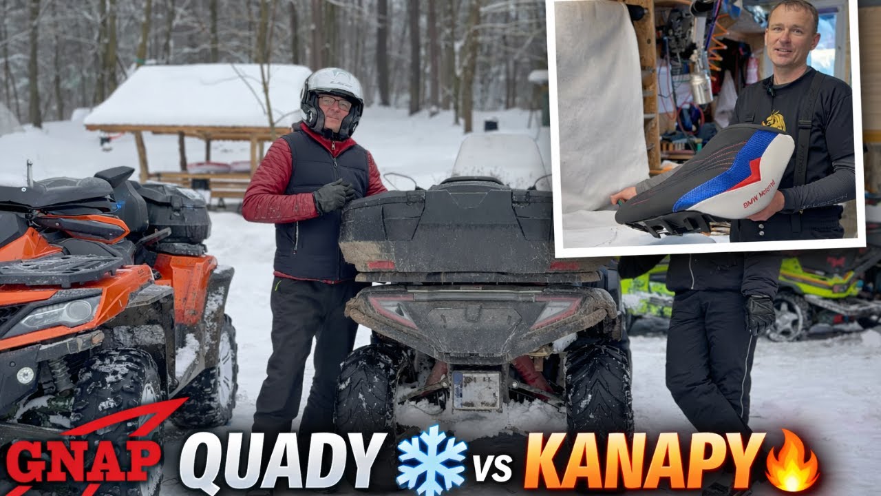 Najpierw QUADY w Prusiu, potem robota w warsztacie 😎 | CF MOTO & kanapy GNAP