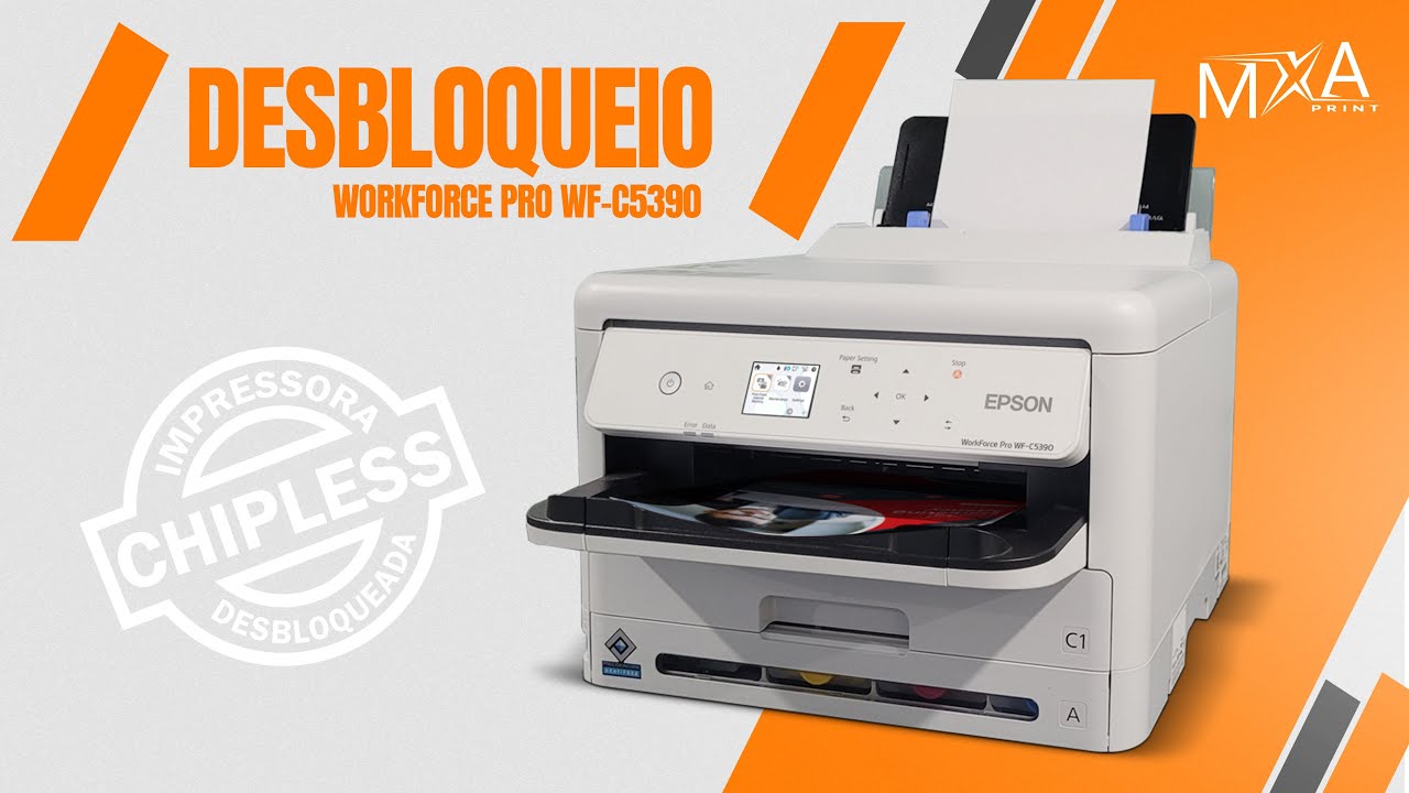 Desbloqueio Epson WF-C5390 | Chipless