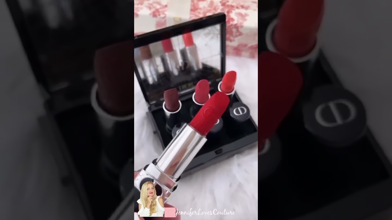 Dior rouge minaudiere lipstick set | rouge dior minaudiere #beyonce #cuffit #diorbeauty #shorts