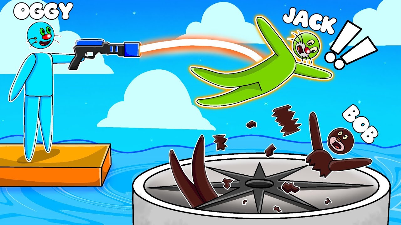 Oggy Got Most OVERPOWERED Weapon in Super Smash!