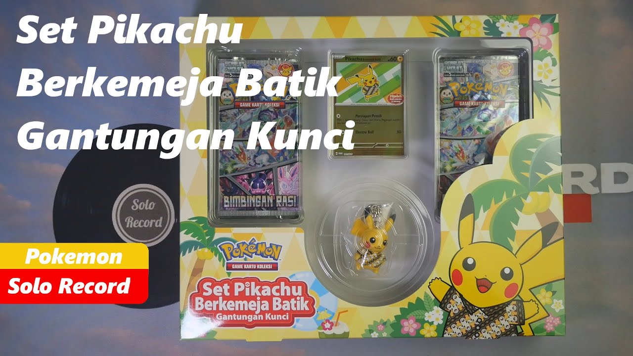 You Can Only Get This Pikachu in Indonesia 🇮🇩 | Batik Promo Set Unboxing