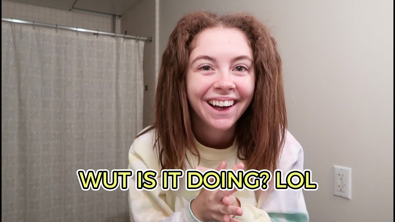 Проверка состояния волос через 4 месяца ✂️ Путешествие в вьющиеся волосы после химического выпрямления!