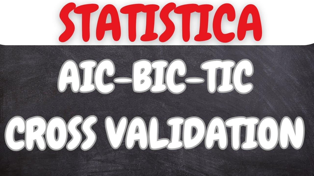 STATISTICA: AIC-BIC-TIC-CROSS VALIDATION