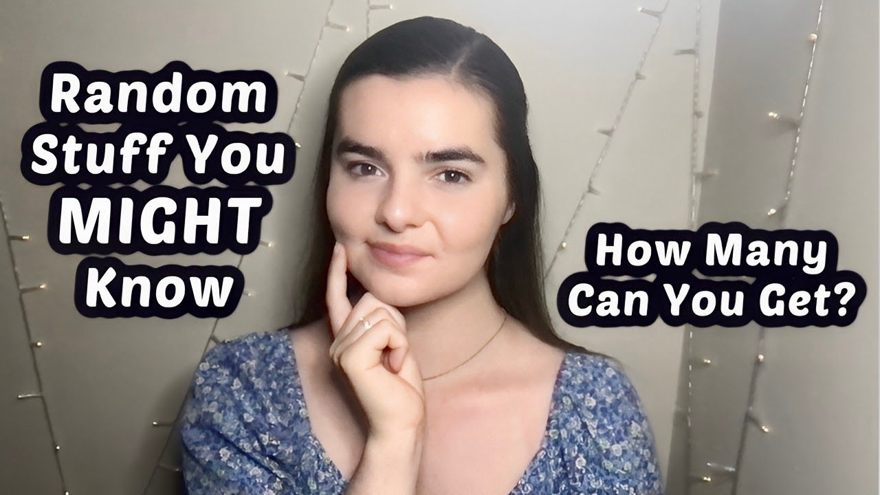 ASMR 1 Hour of Random General Knowledge Trivia Questions