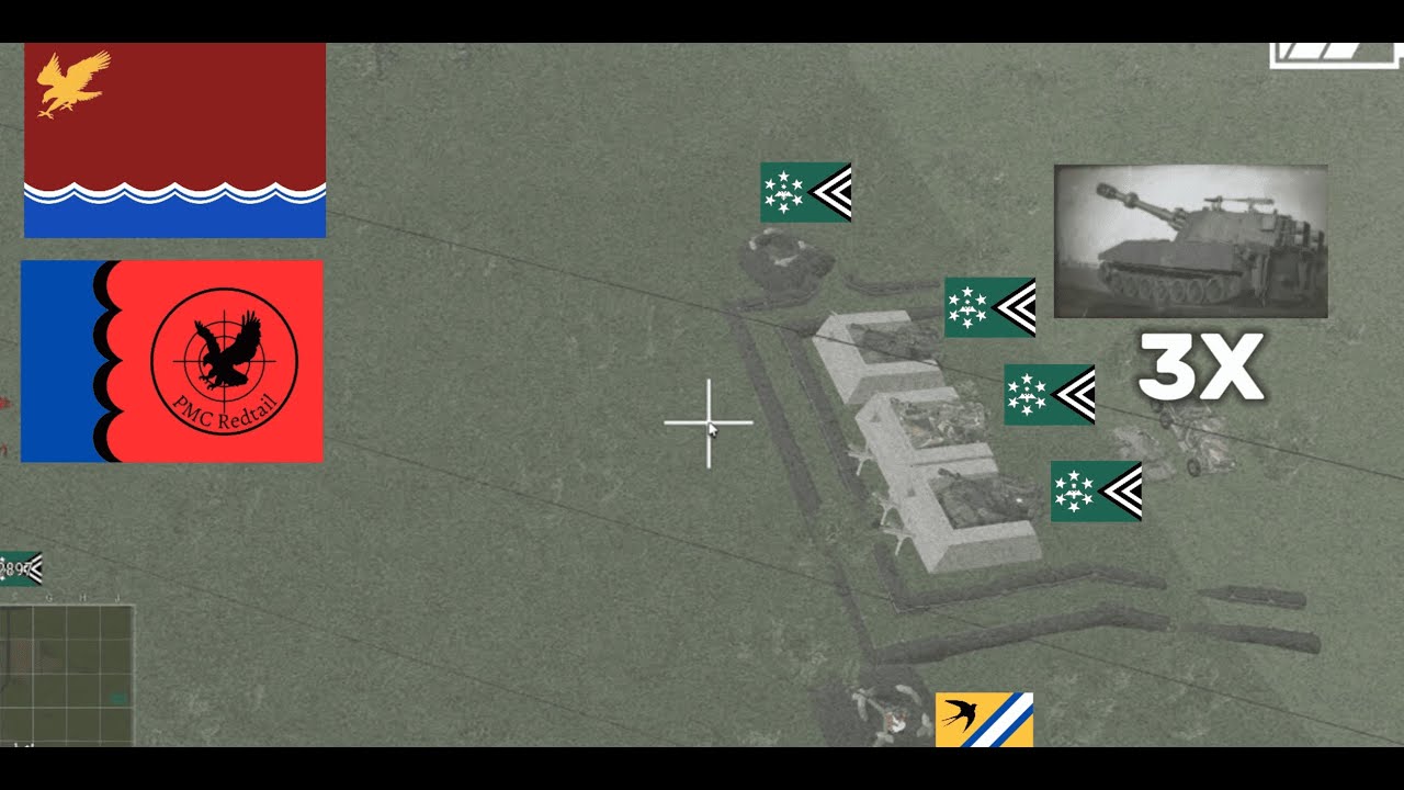 Hawk drones destroying eagle's convoys and positions | MTC4