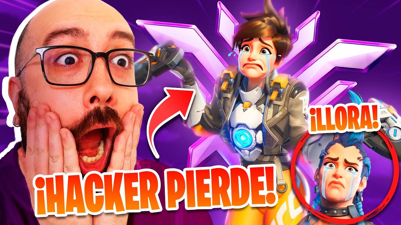 &iexcl;JUNKER QUEEN OBLIGA A UN CHEATER A GANAR! | Angrod Overwatch