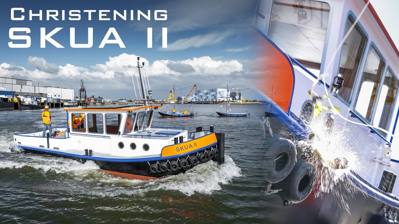Doop en tewaterlating ''SKUA II'' - Scouting Admiraal de Ruyter