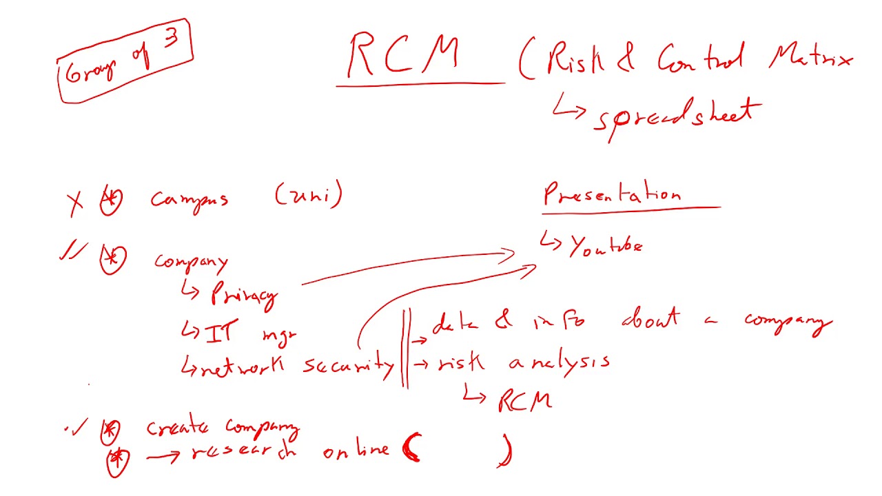 Risk and Control Matrix (RCM)