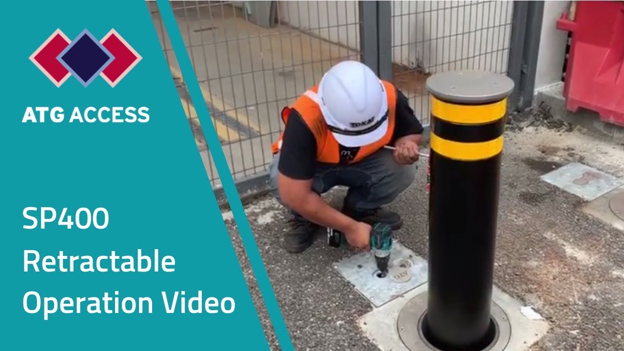 SP400 Retractable Bollard Operation Video | ATG Access