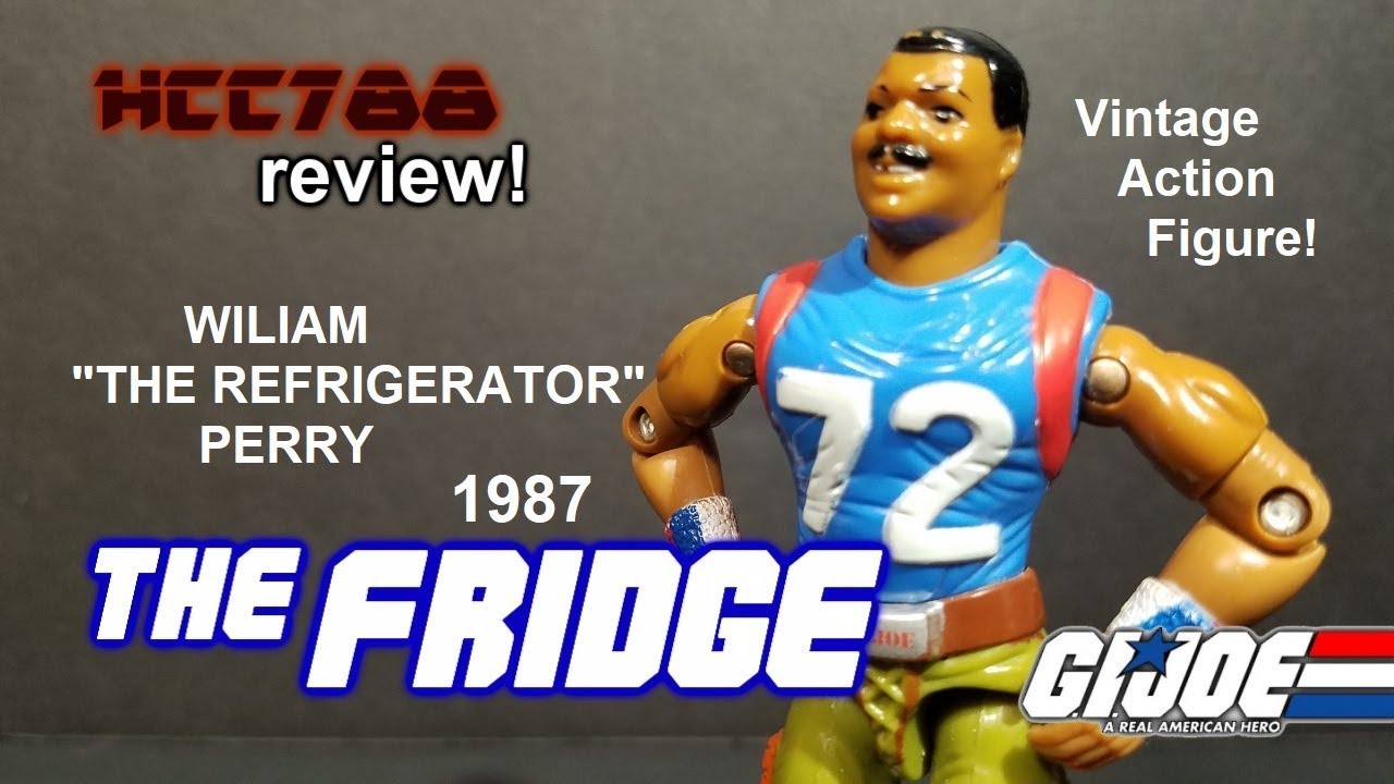 HCC788 - 1987 THE FRIDGE - Уильям «Холодильник» Перри - винтажная игрушка G.I. Joe!