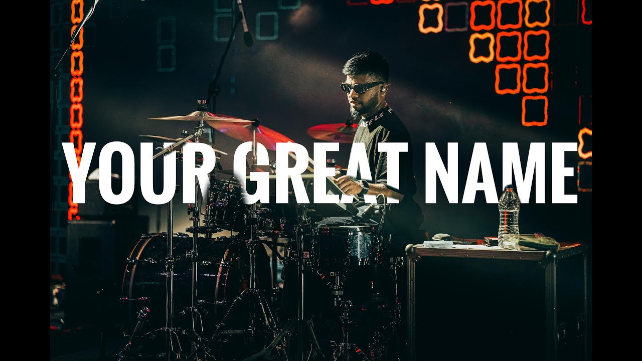 Your Great Name Drum Cover // Natalie Grant // David Joseph India