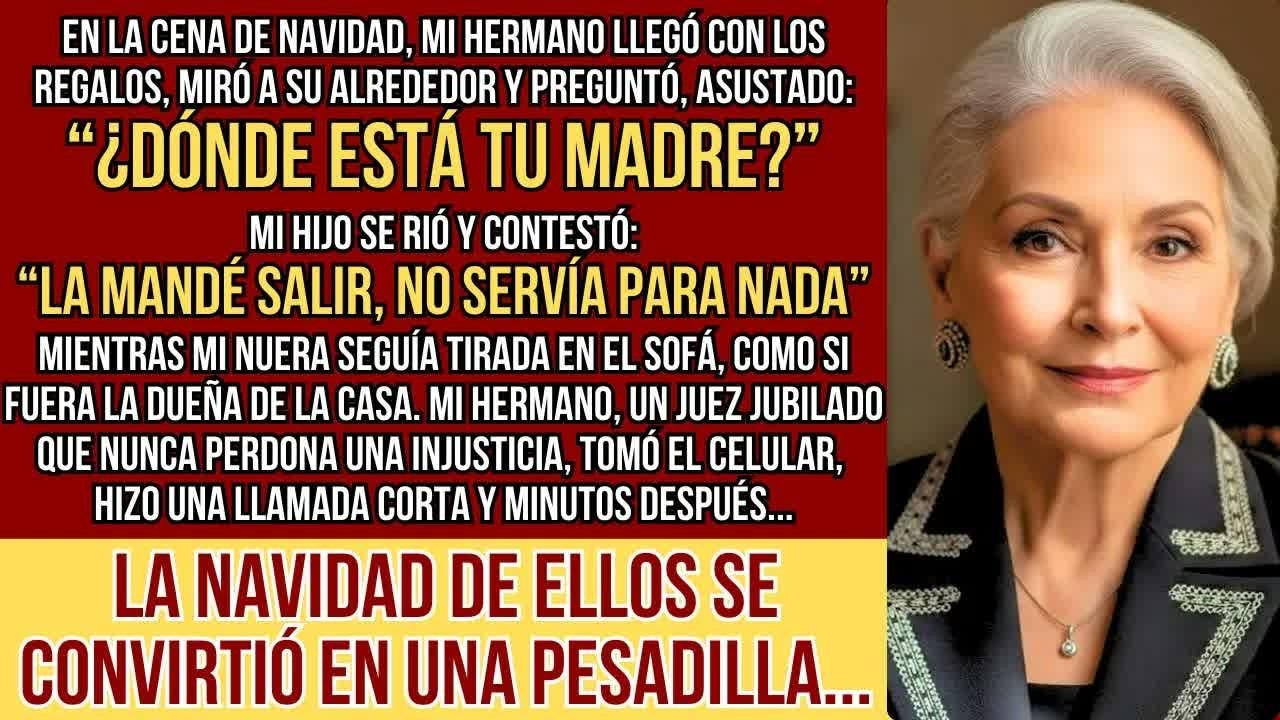 HISTORIAS REALES. En la Cena de Navidad, mi hijo me echó diciendo que “no sirvo para nada” ...