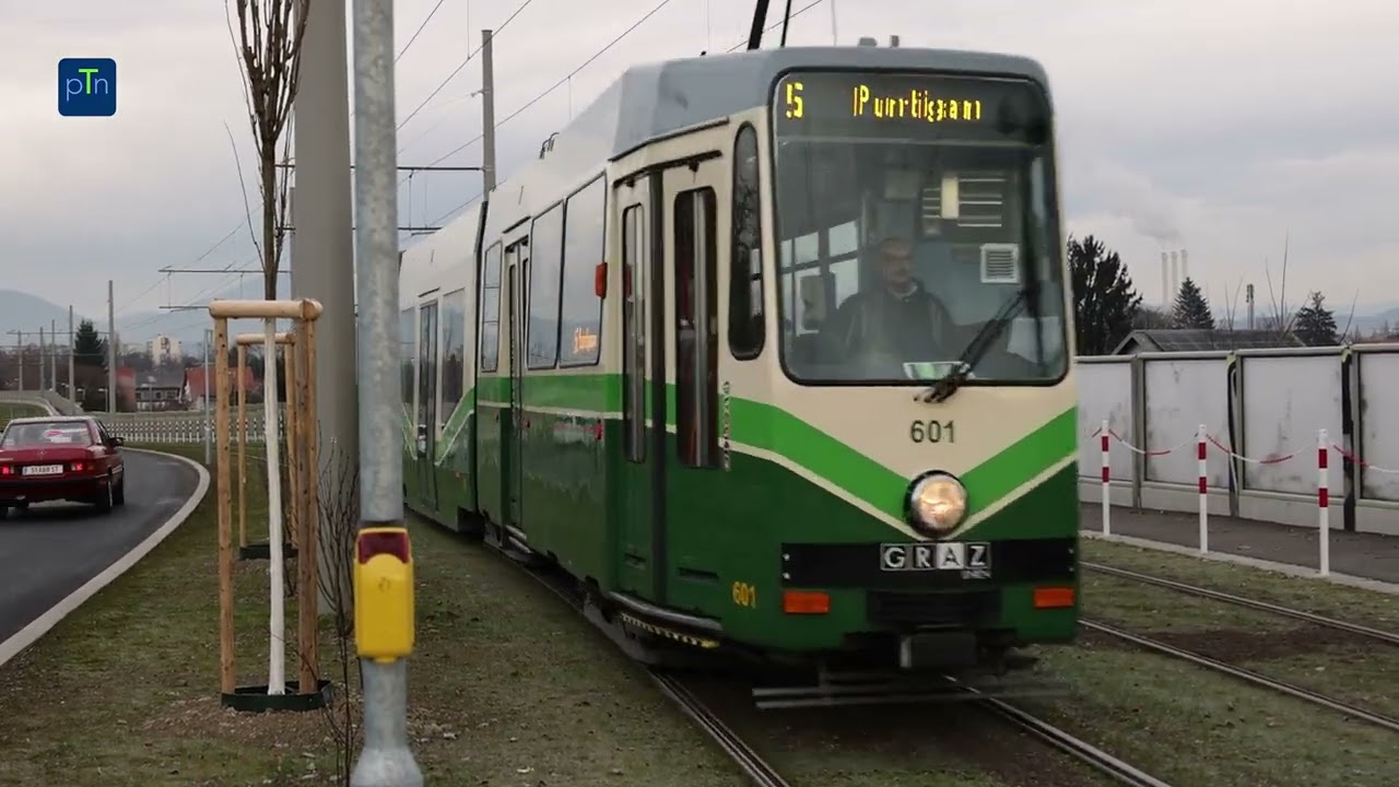 Graz Straßenbahn Linie 5 2024