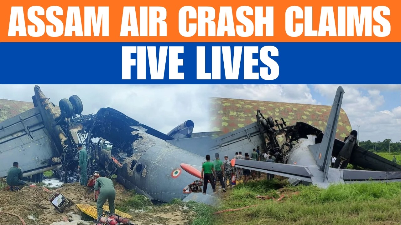 IAF AN-32 Crash in Assam: Five Air Warriors Killed, Co-Pilot Survives | News9