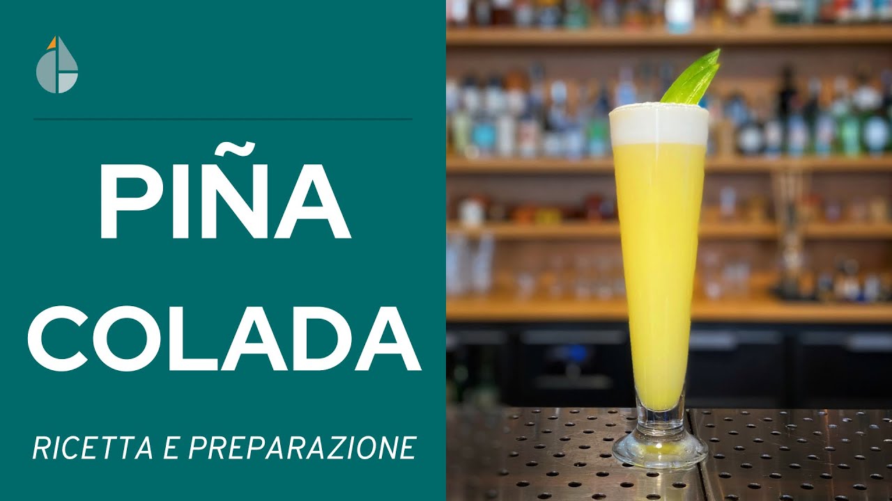 La Piña Colada FATTA BENE è uno dei drink PIÙ BUONI |  Cocktail Engineering