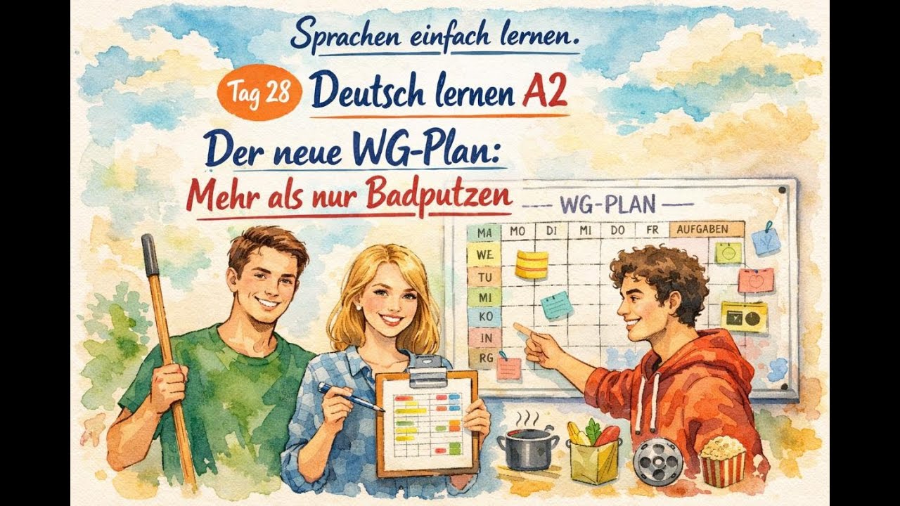 Tag 28 Deutsch lernen A2 